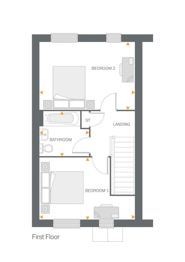 48, Zouch Road, Hathern, Leicestershire floorplan