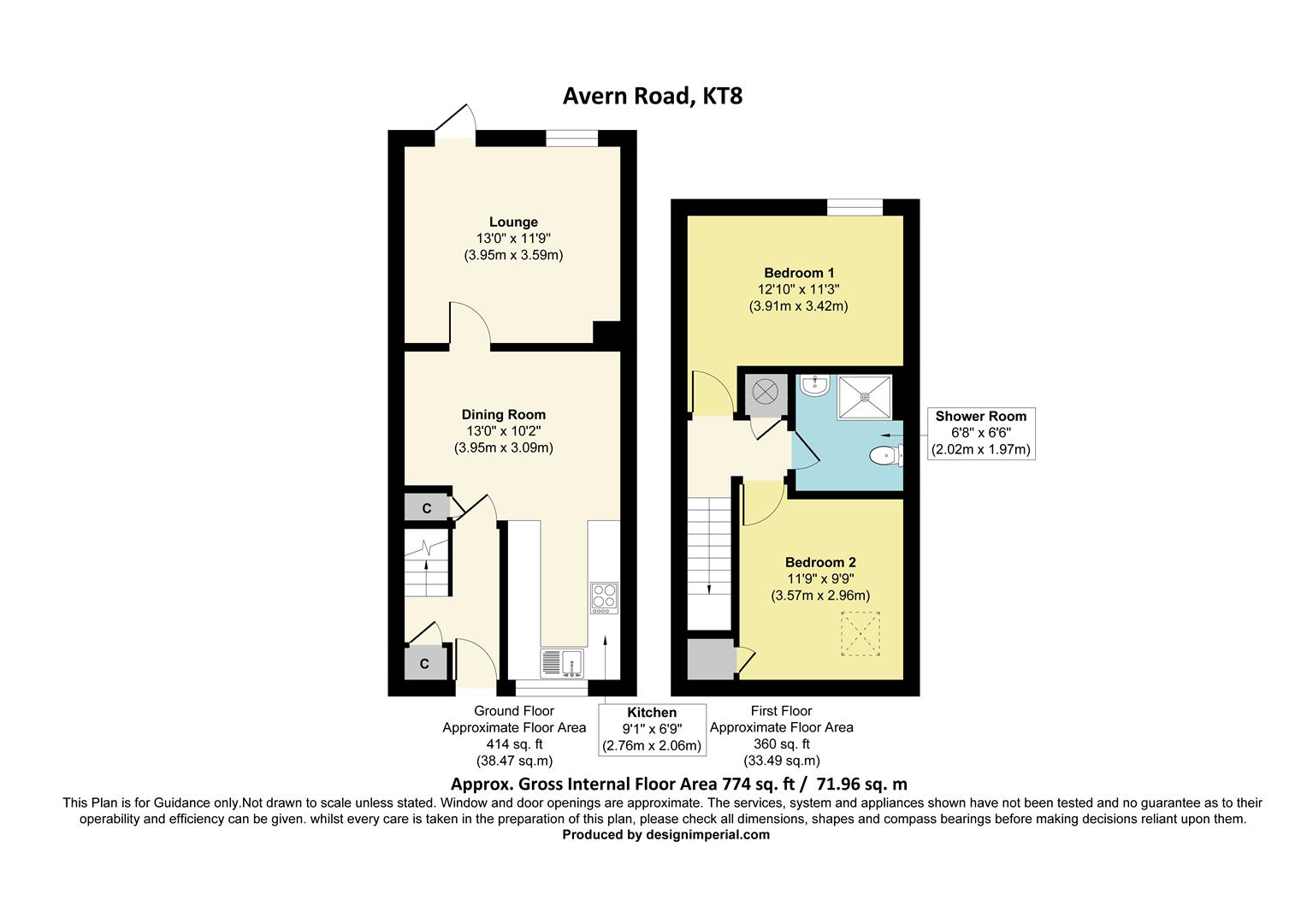Avern Road, West Molesey floorplan