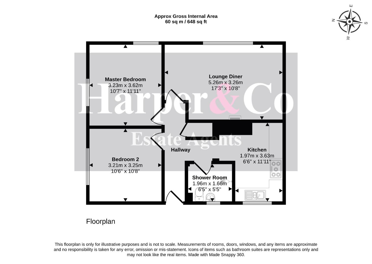 Flat 5, Harrowgate Lane, Stockton-On-Tees floorplan