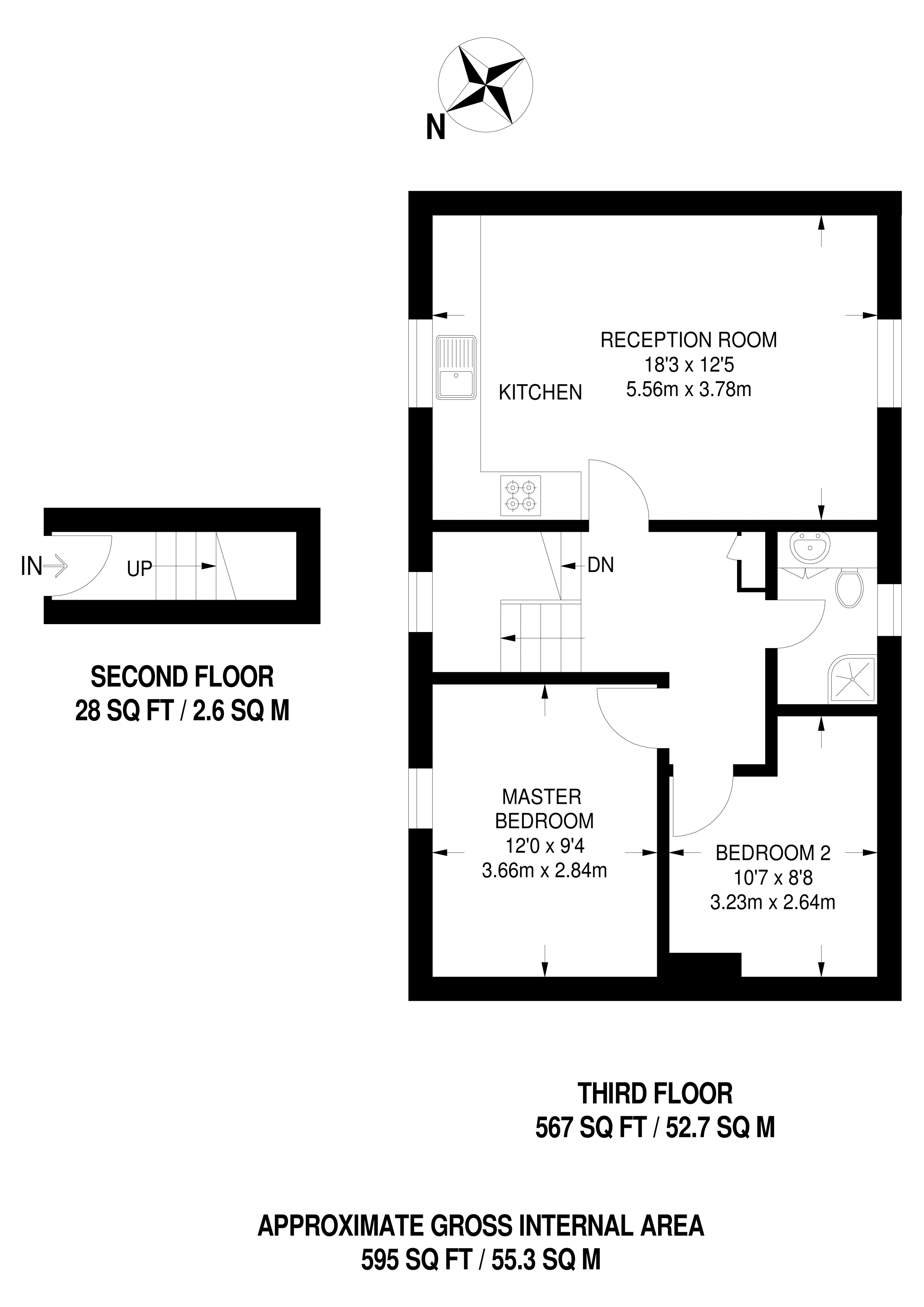 2 Bedrooms Flat for sale in Fulham Road, Fulham SW6