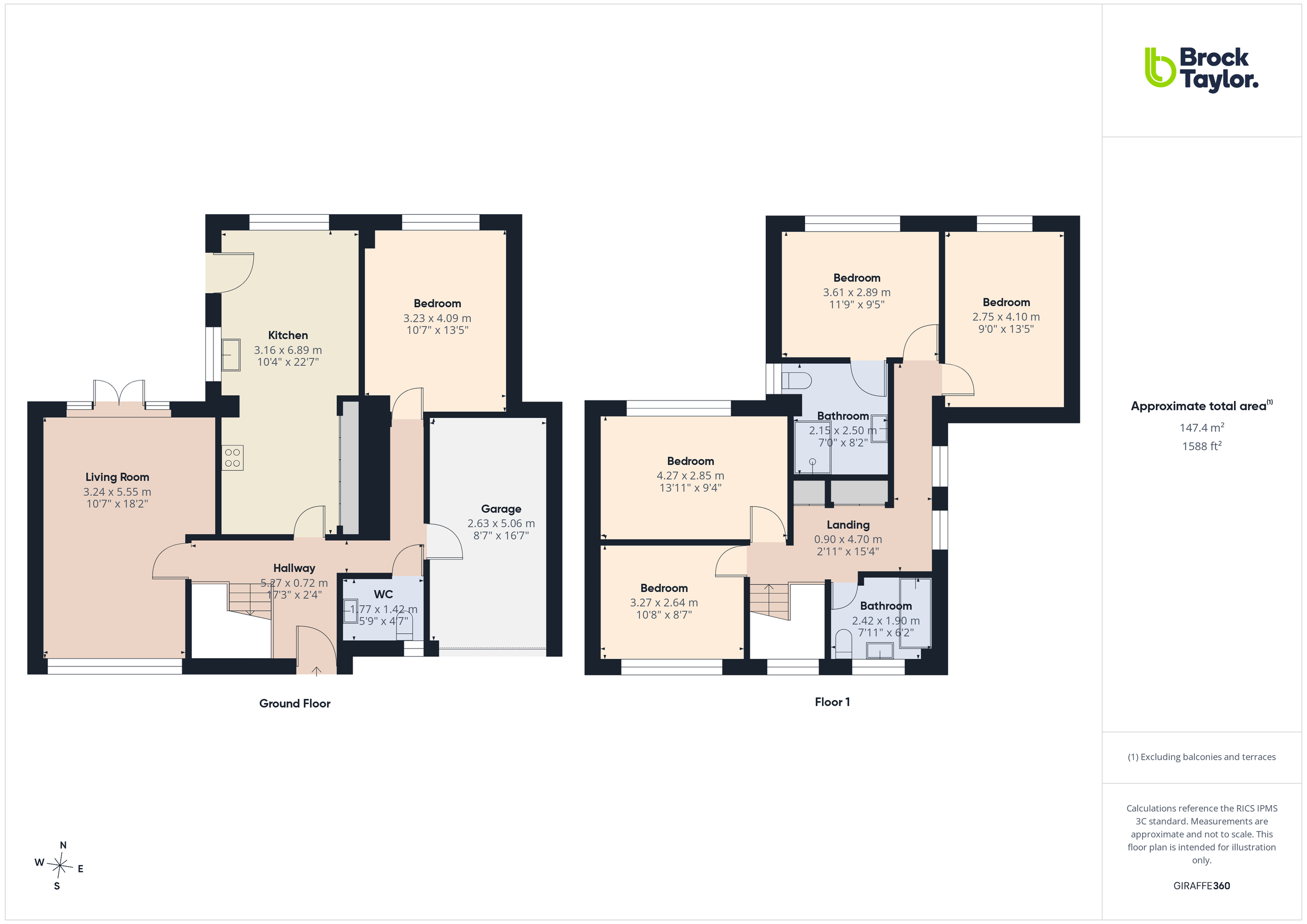 8 Dickins Way, Horsham floorplan