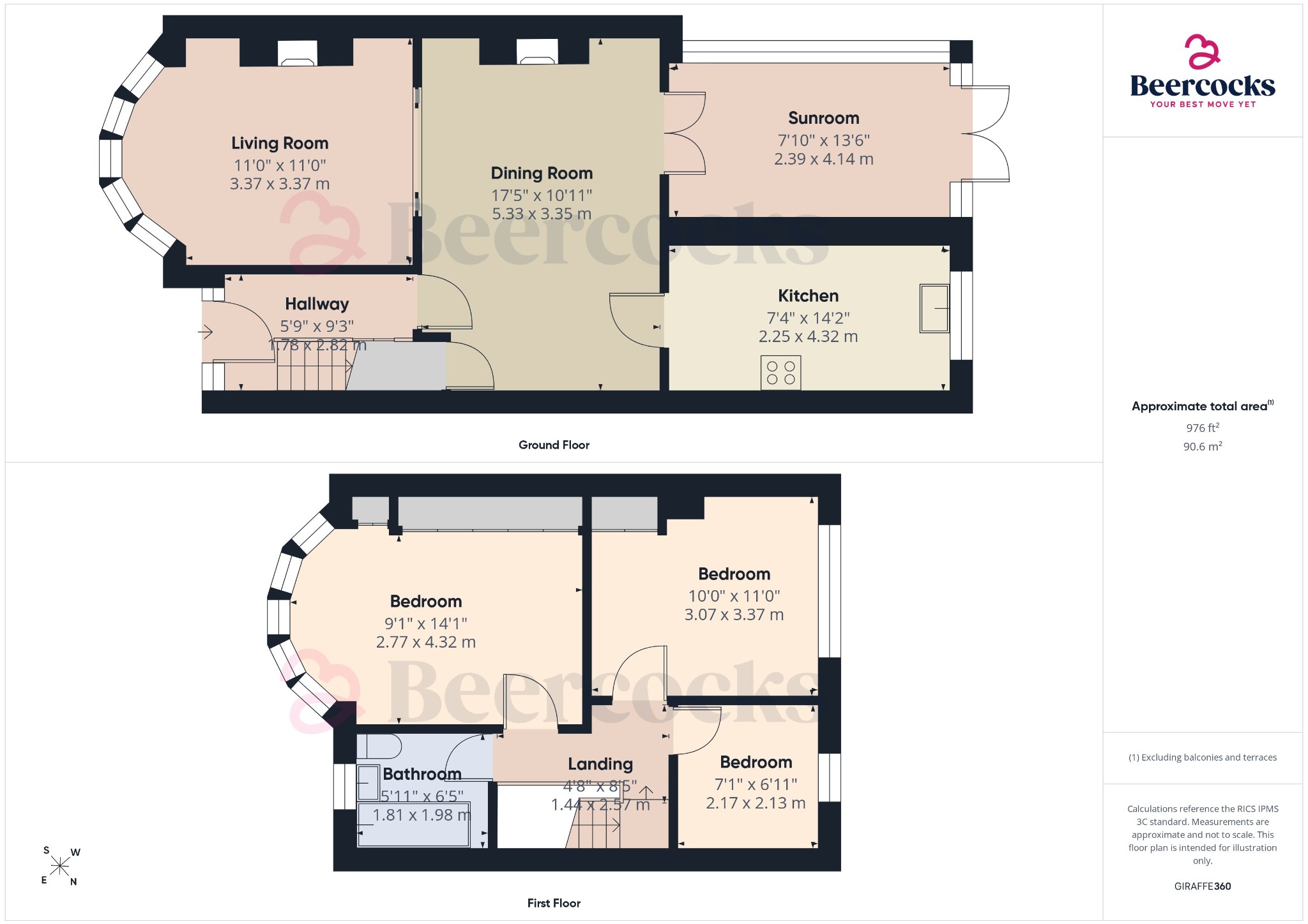 91 Highfield, Sutton-On-Hull, East Riding of Yorkshire floorplan