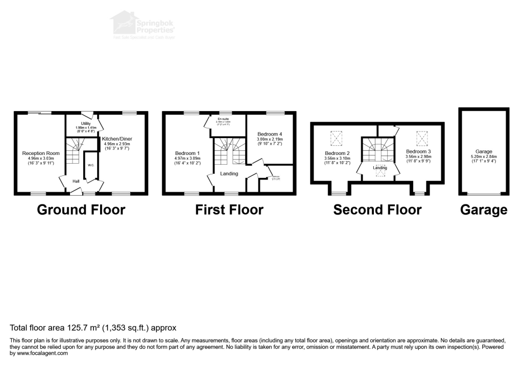 22, Hornsmill Way, Helsby floorplan