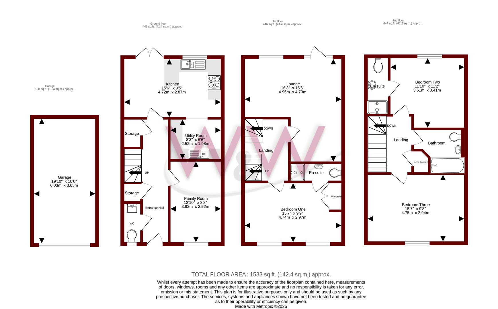 4, Jerome Street, Whiteley floorplan