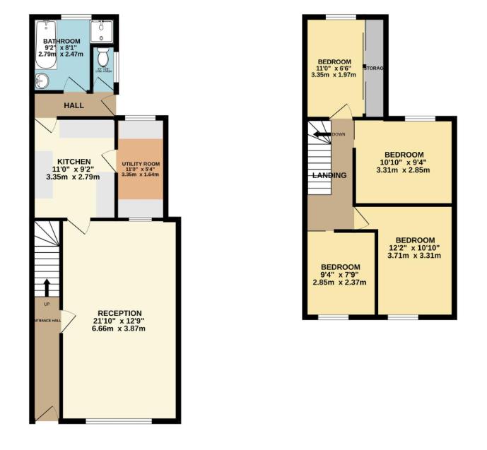 22, Bedwellty Road, Bargoed floorplan
