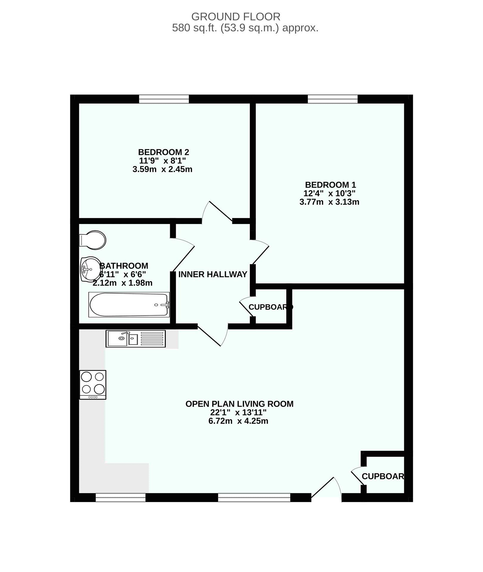 Pool Redruth Cornwall, Cornwall floorplan