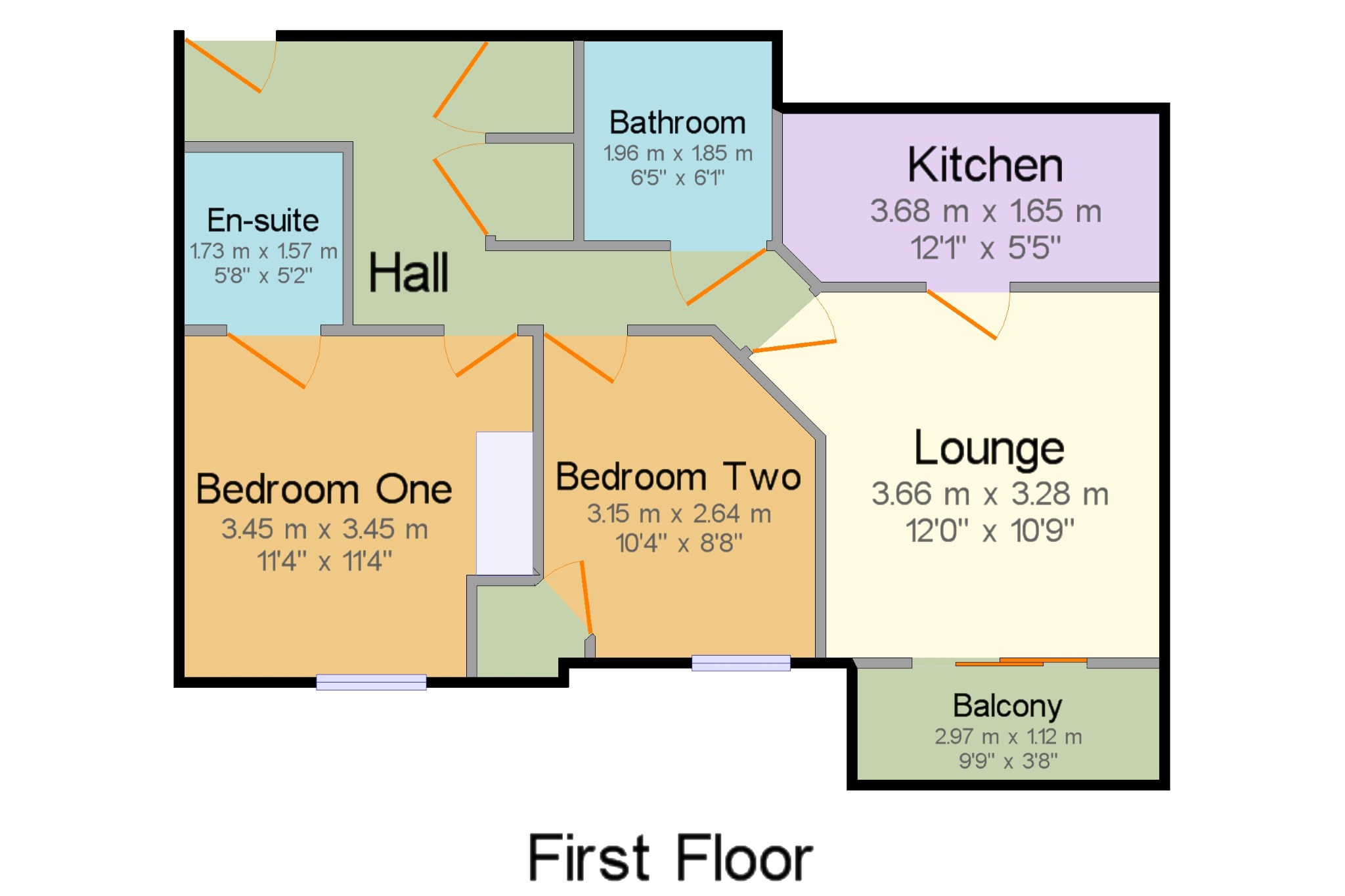 Flat 7, Southampton floorplan