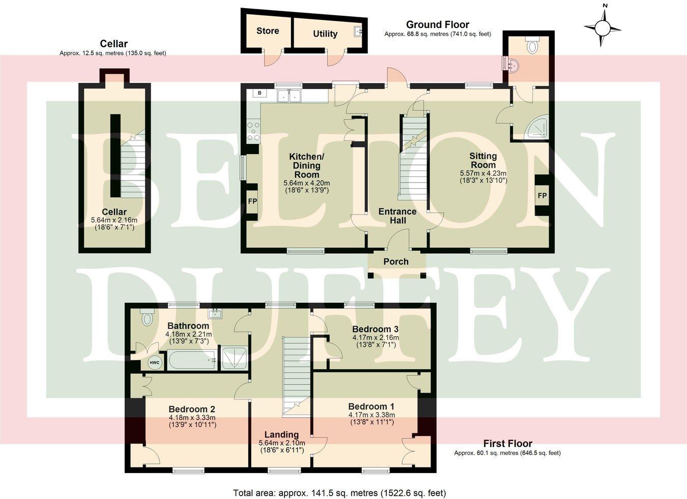 White Stones, The Buttlands, Wells-next-the-Sea floorplan