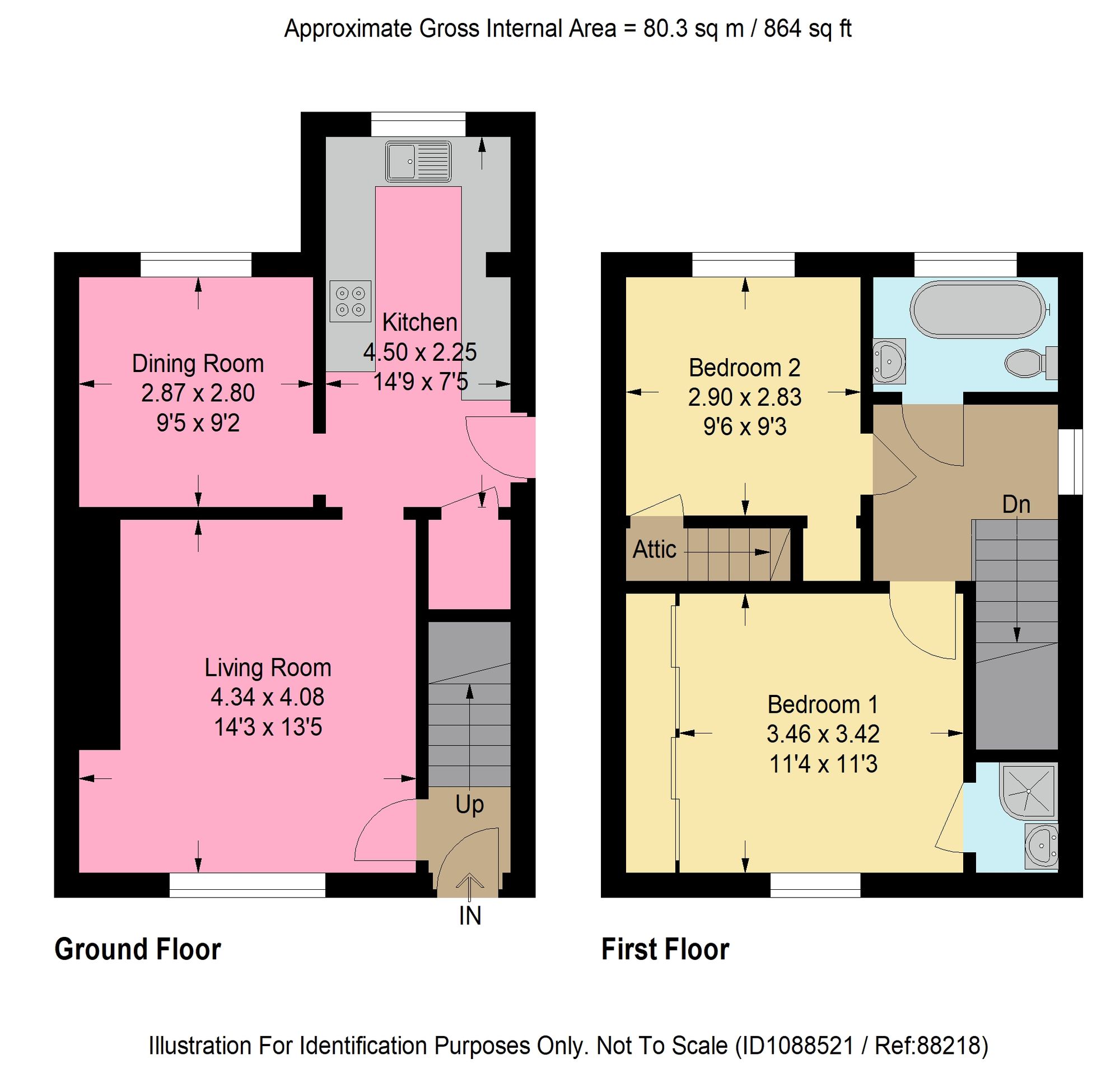2 Barton Terrace, Fauldhouse floorplan