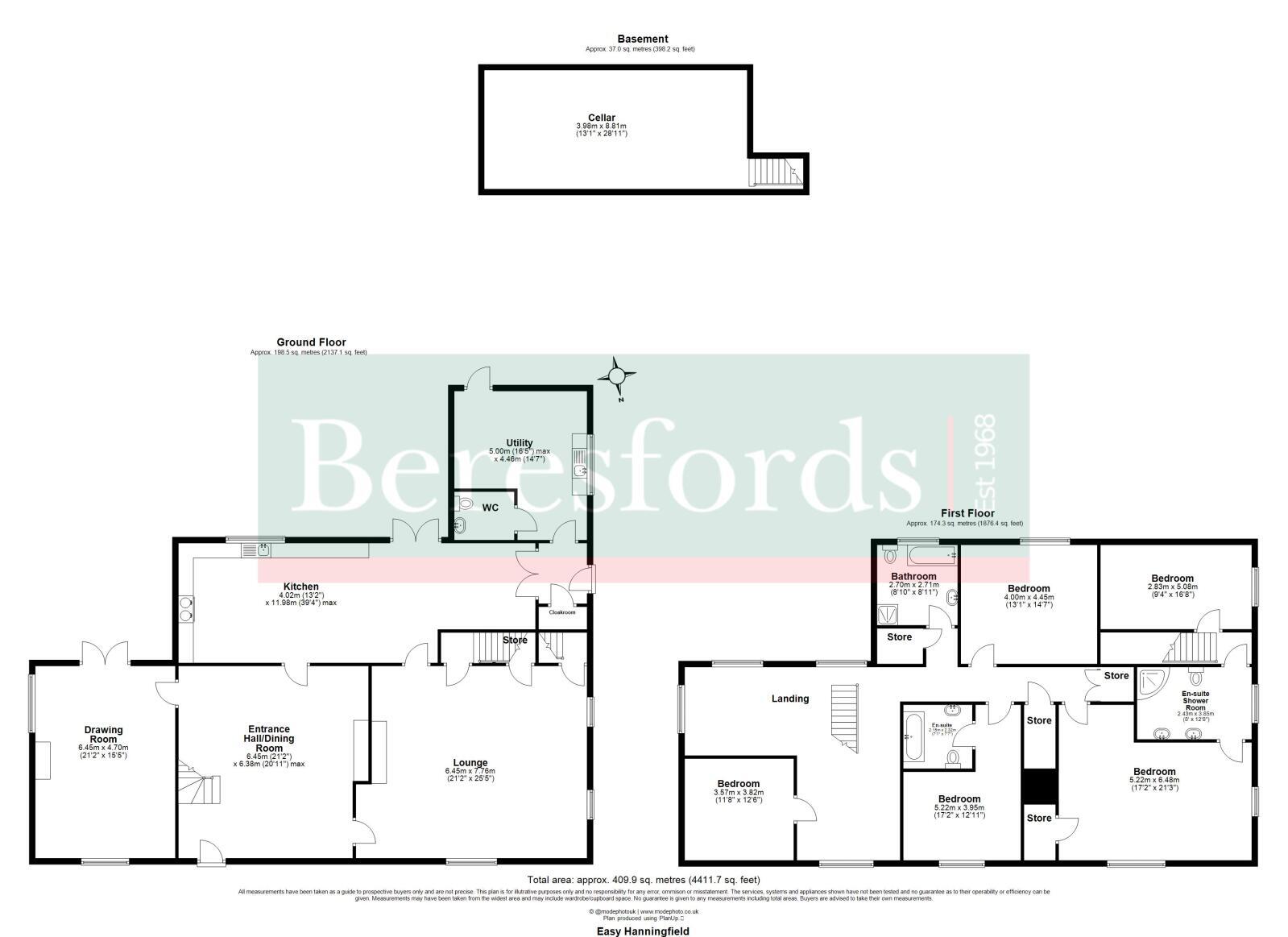 Plot 1,, East Hanningfield Hall House, Chelmsford floorplan