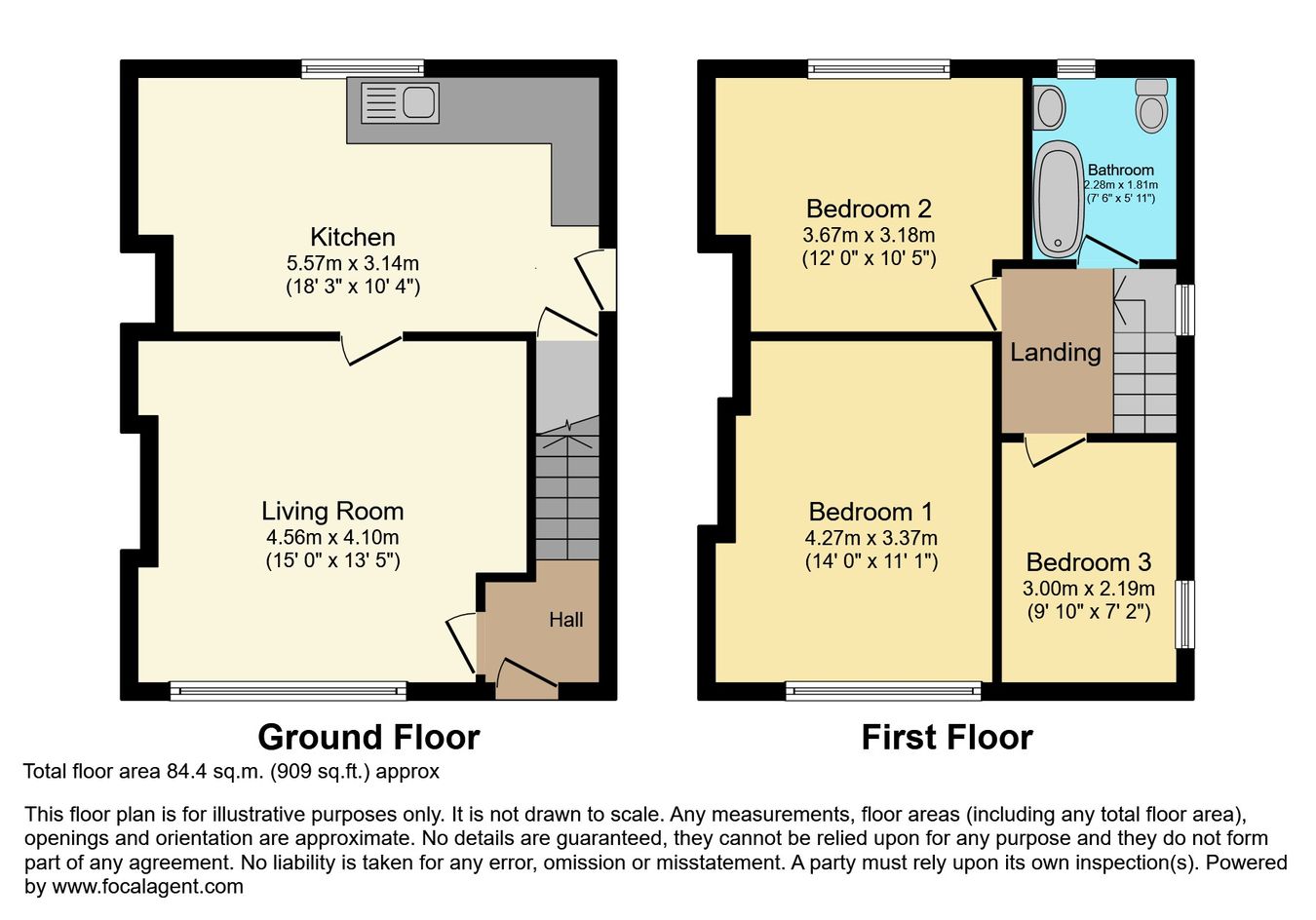 16, Oaklands Road, Bury floorplan