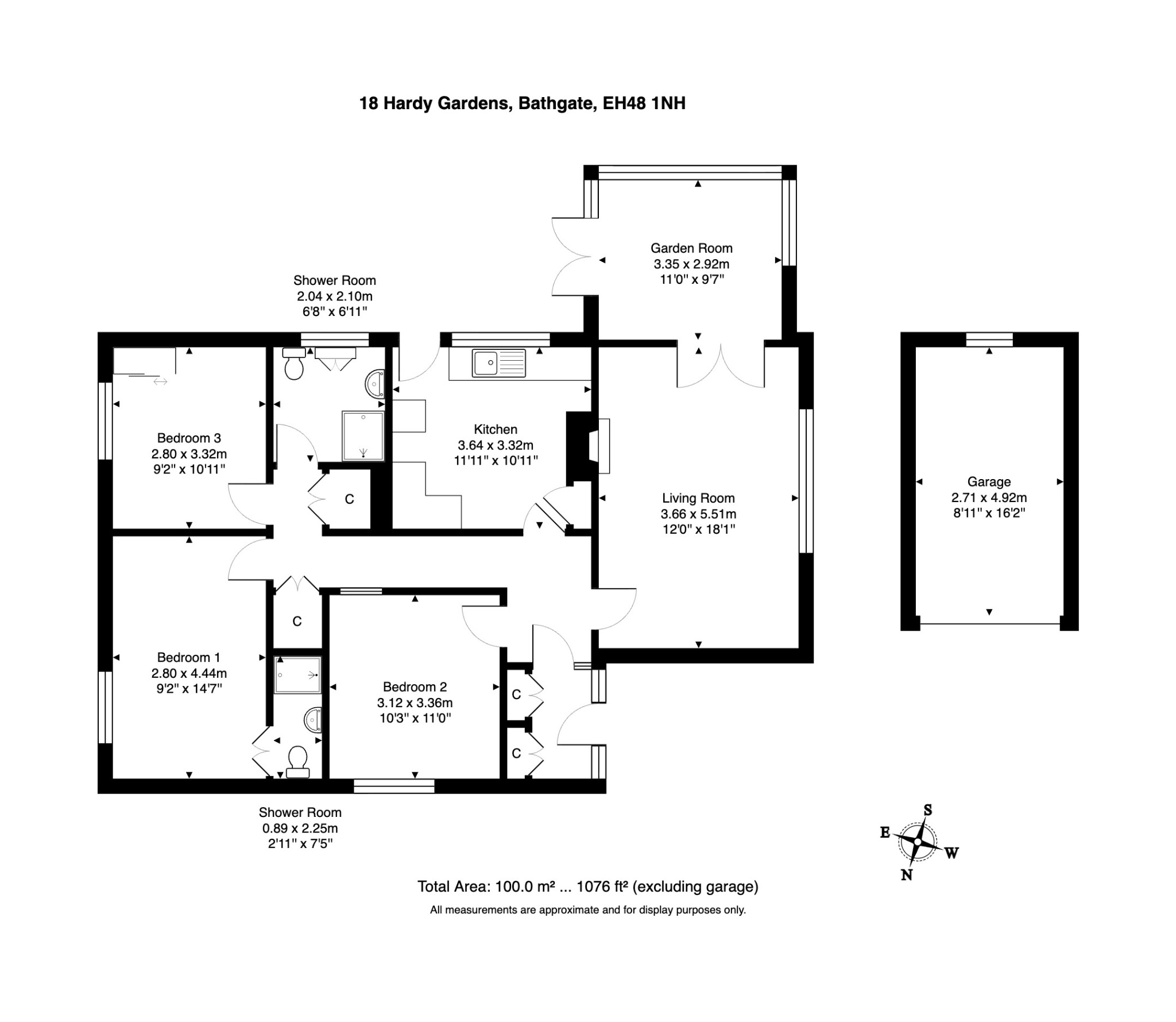 18 Hardy Gardens, Bathgate, West Lothian floorplan