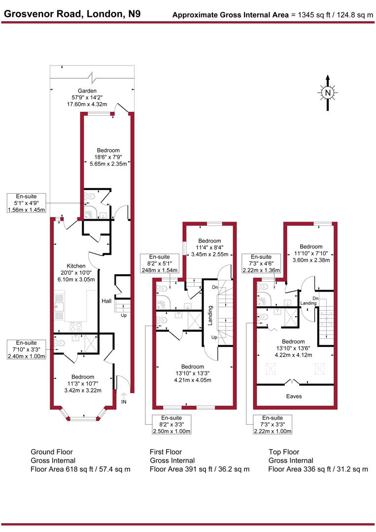 Grosvenor Road, London floorplan