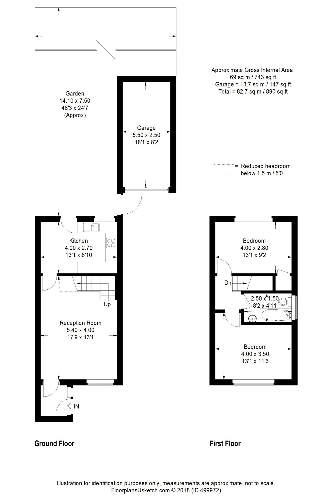 2 Bedrooms Detached house to rent in Albatross Gardens, South Croydon, Surrey CR2