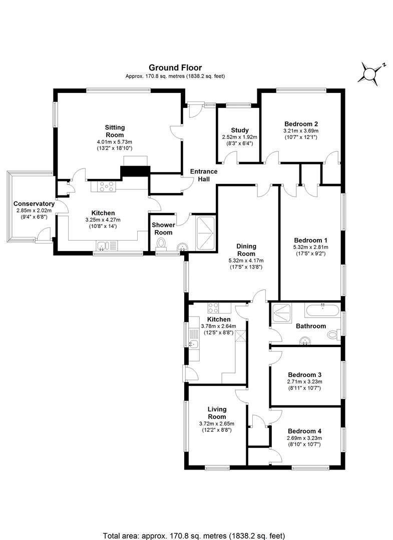 5 Bedrooms Bungalow for sale in Westbrook, Bromham, Chippenham SN15