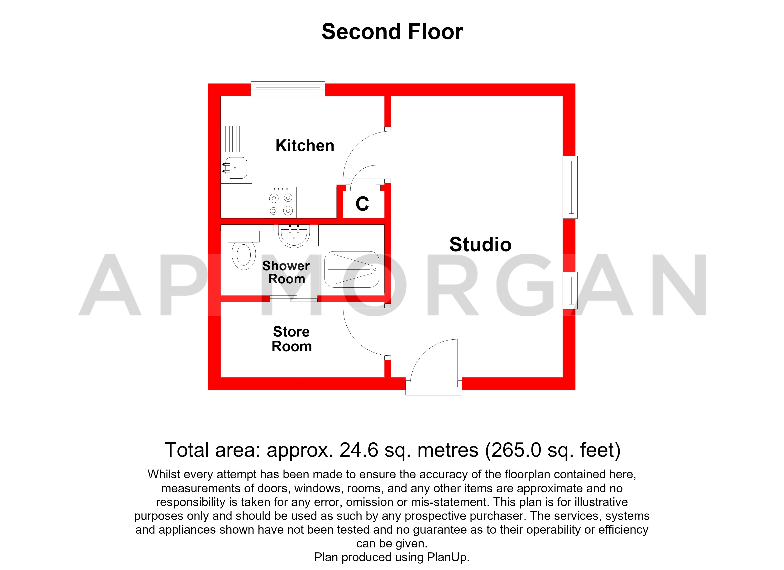 Flat 12, 82, Rednal Mill Drive, West Midlands floorplan