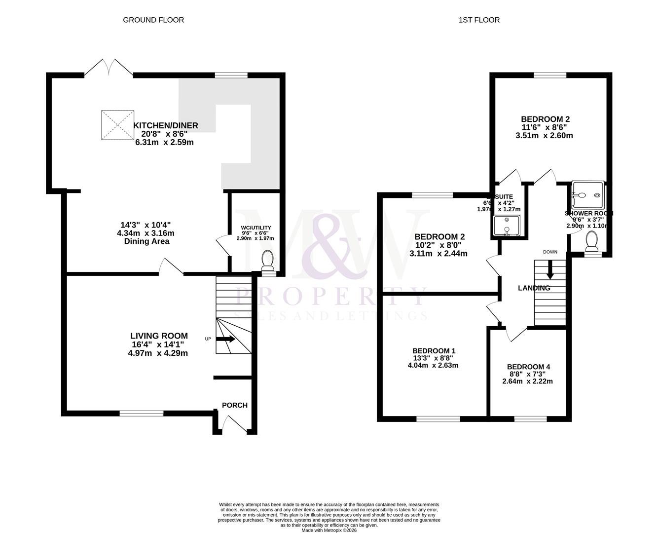 59, Heathfield Gardens, Robertsbridge floorplan
