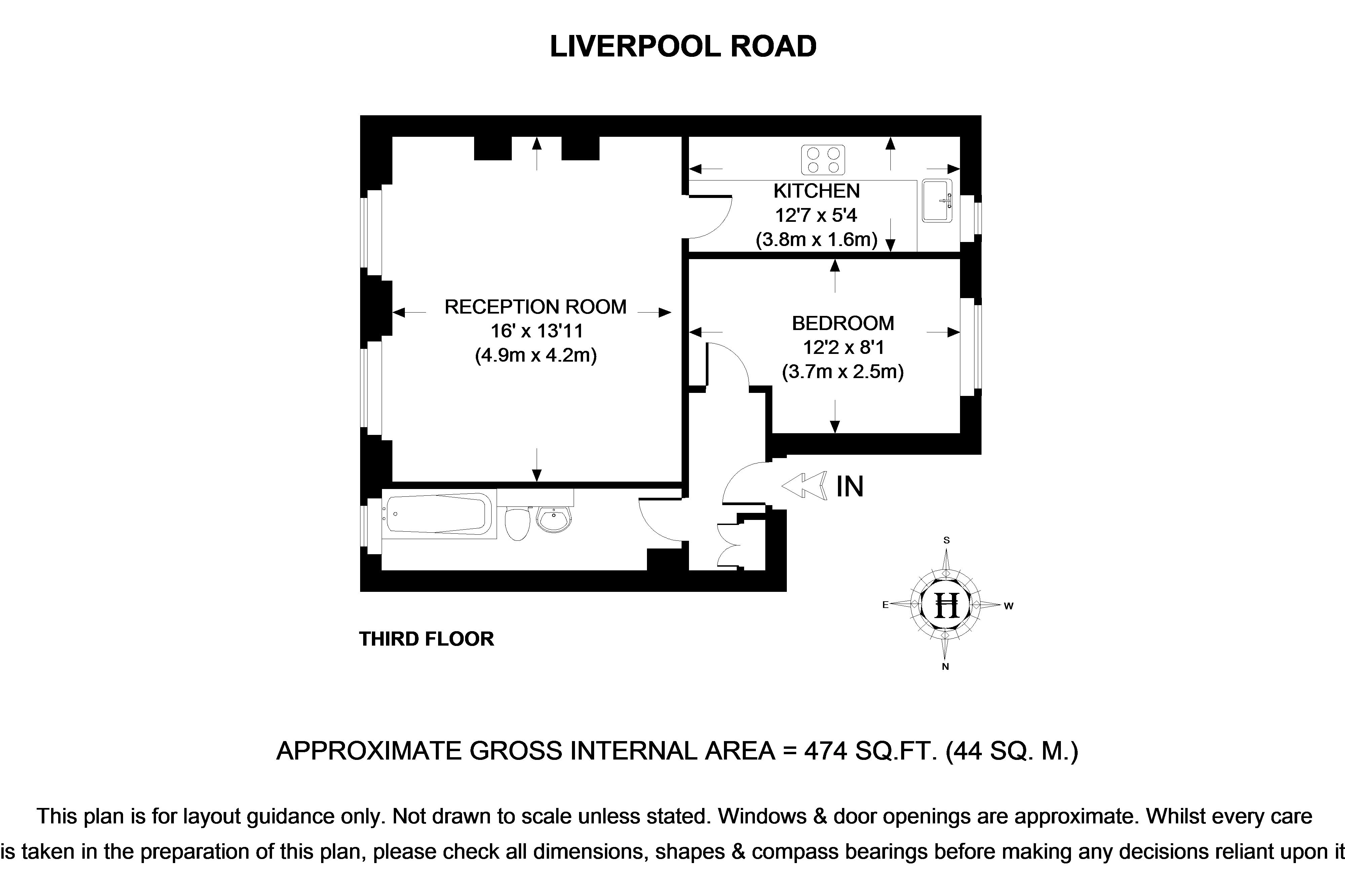 1 Bedrooms Flat to rent in Liverpool Road, London N1