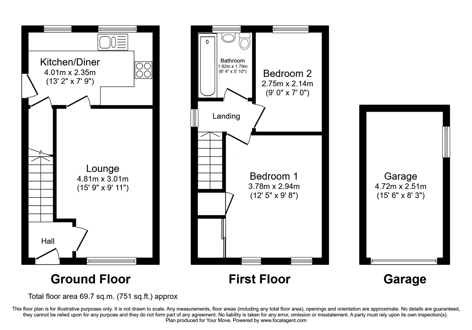 8, Canterbury Drive, Wolverhampton floorplan