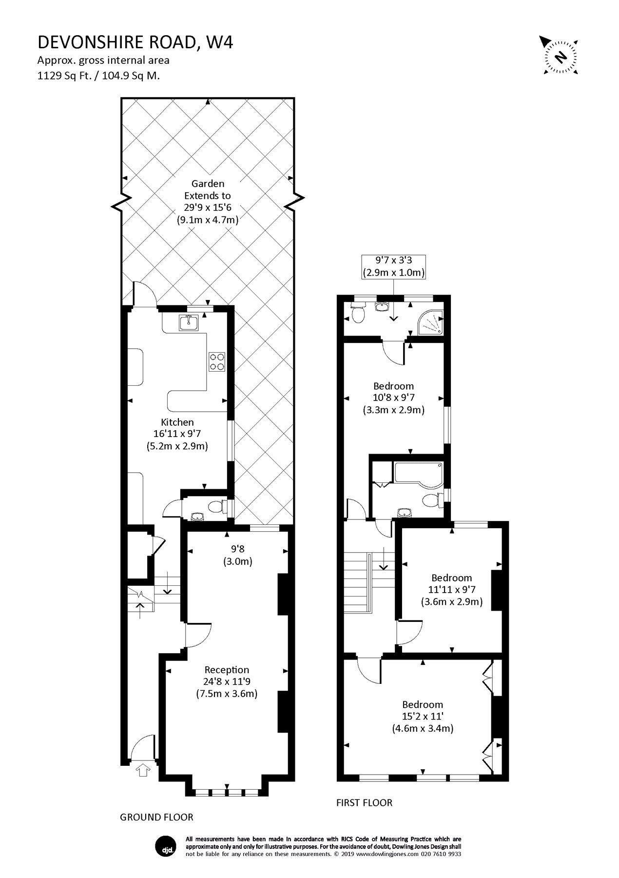 3 Bedrooms Terraced house for sale in Devonshire Road, Chiswick W4