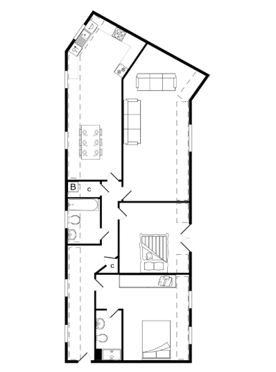 Flat 15, Chapter House, Tudor Crescent, Portsmouth floorplan