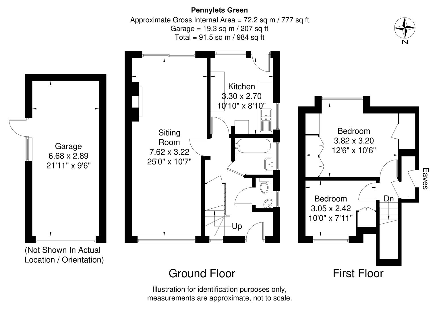 24, Pennylets Green, Slough floorplan