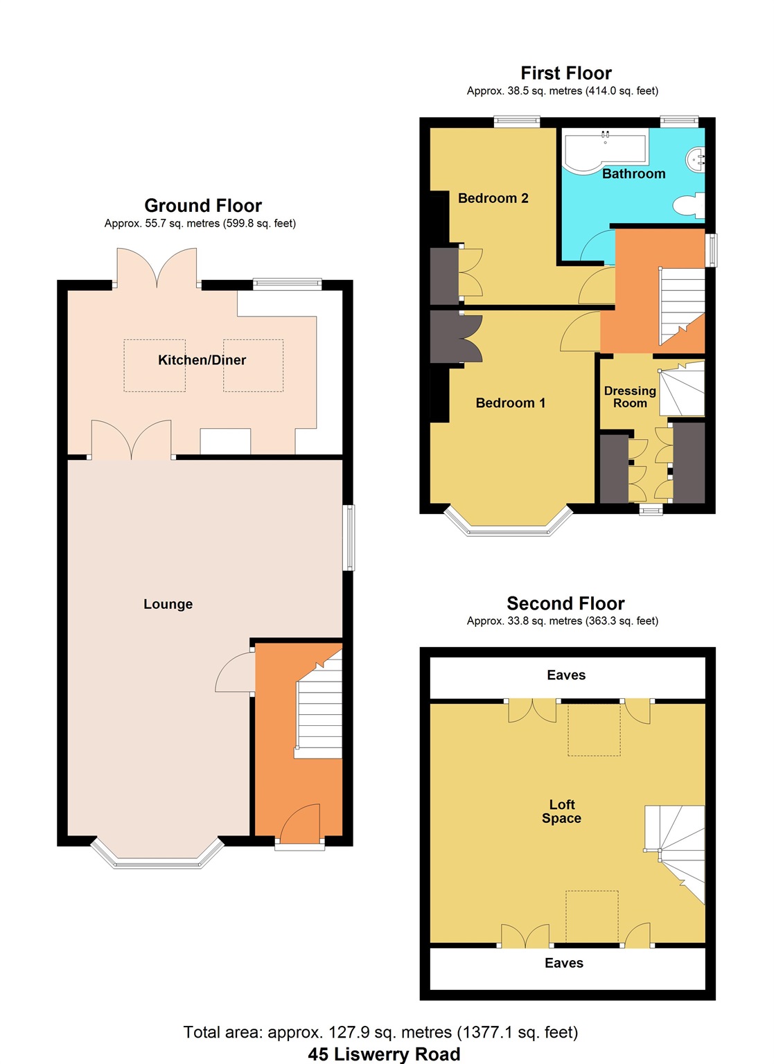 45, Liswerry Road, Newport floorplan