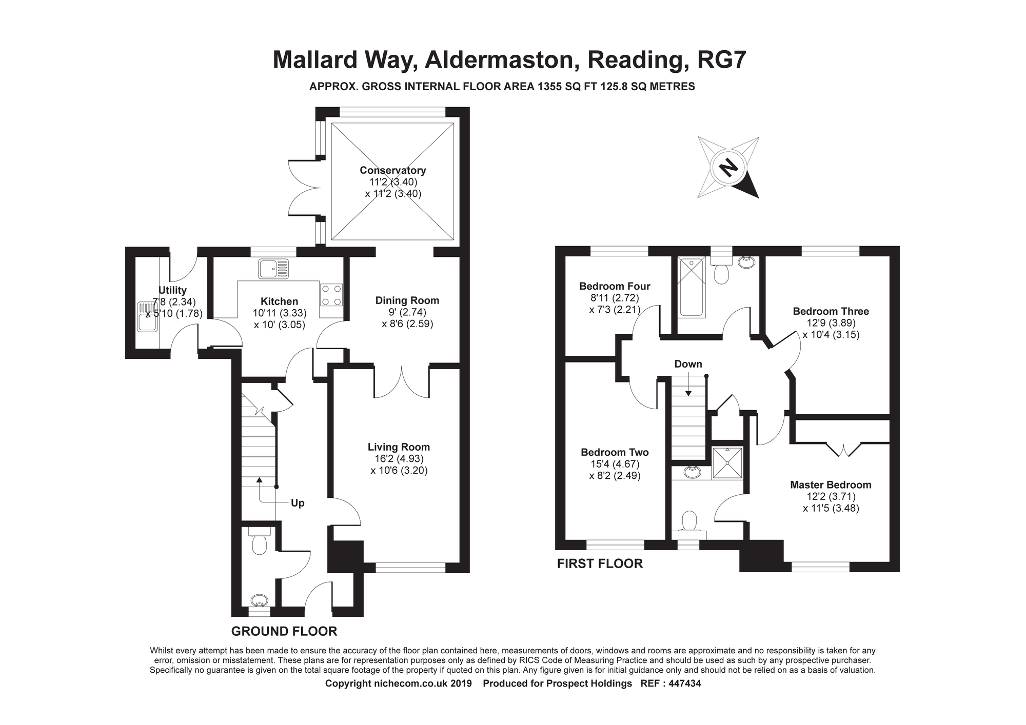 4 Bedrooms Detached house for sale in Mallard Way, Aldermaston, Reading, Berkshire RG7