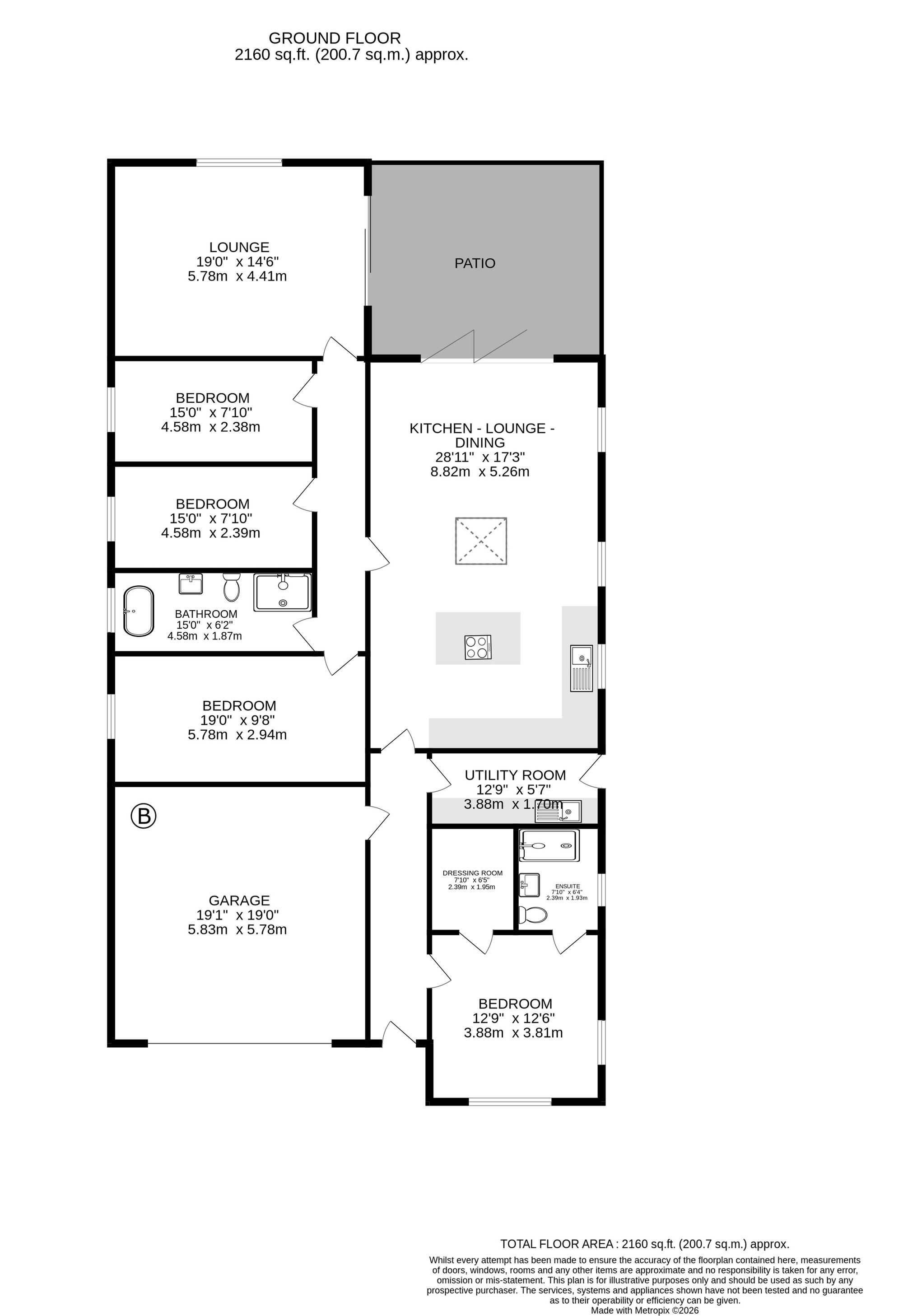 34 Church Road, Haverfordwest floorplan