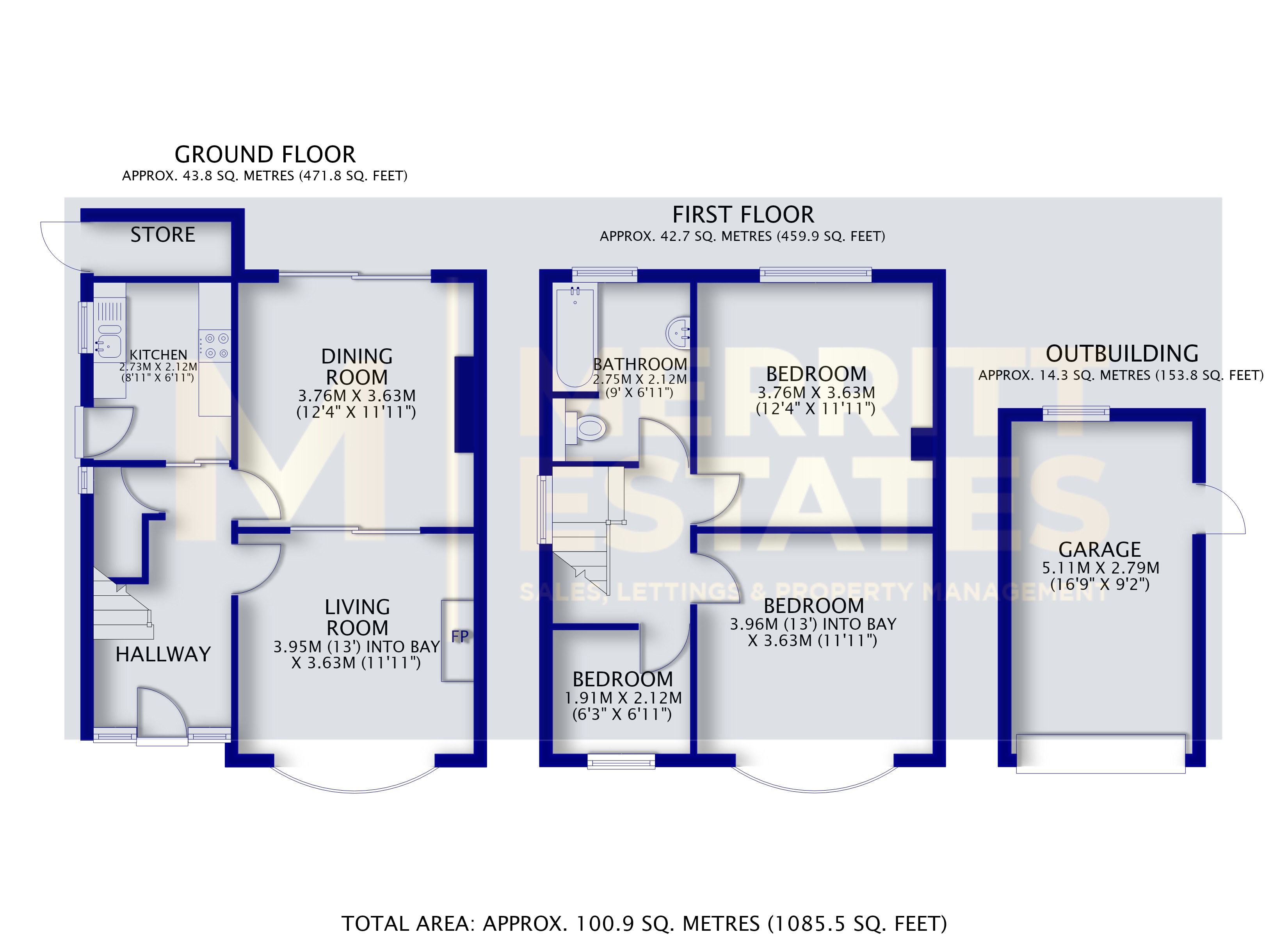 72, Crofton Road, Nottingham floorplan