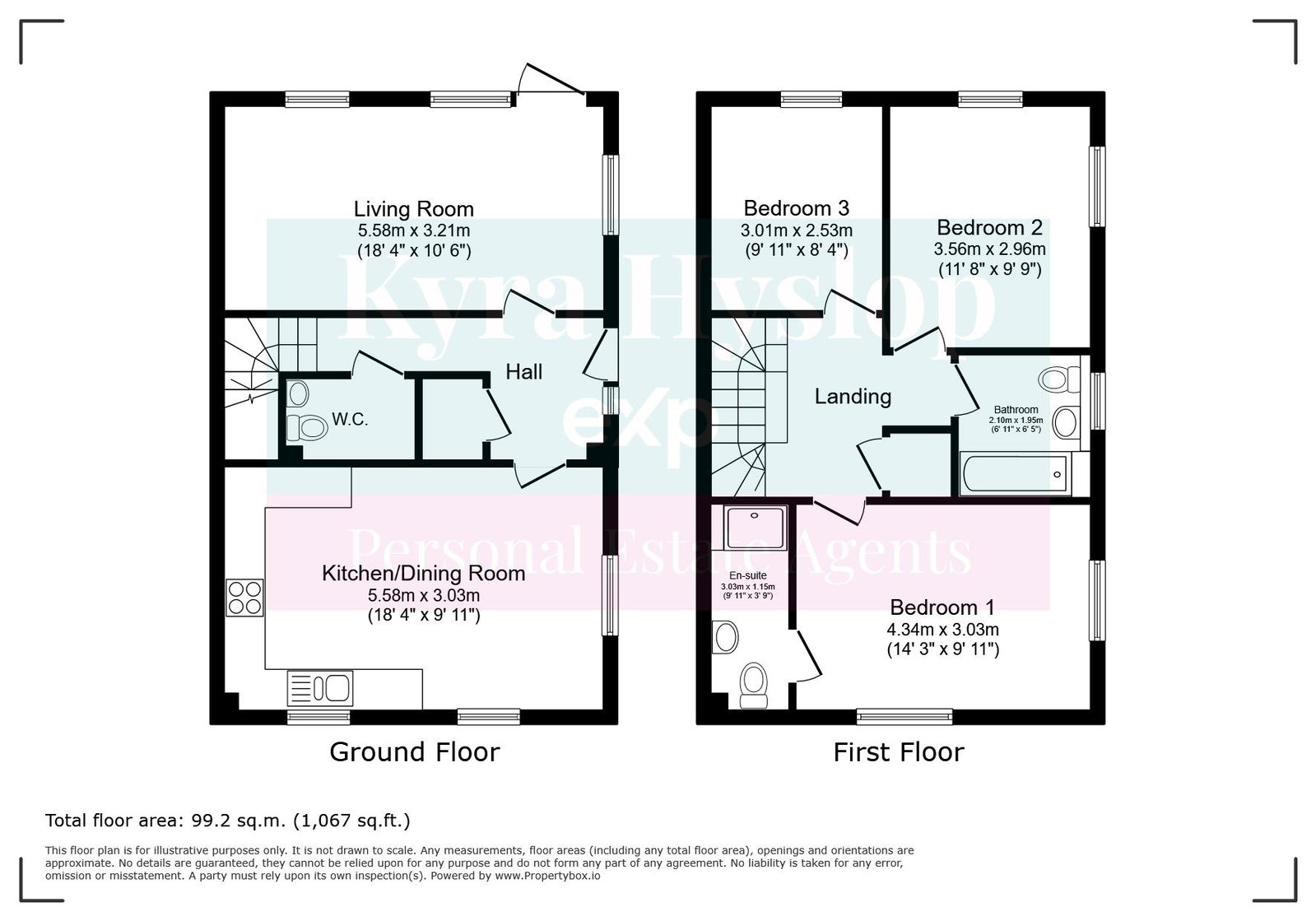 3, Copse Crescent, Exeter floorplan