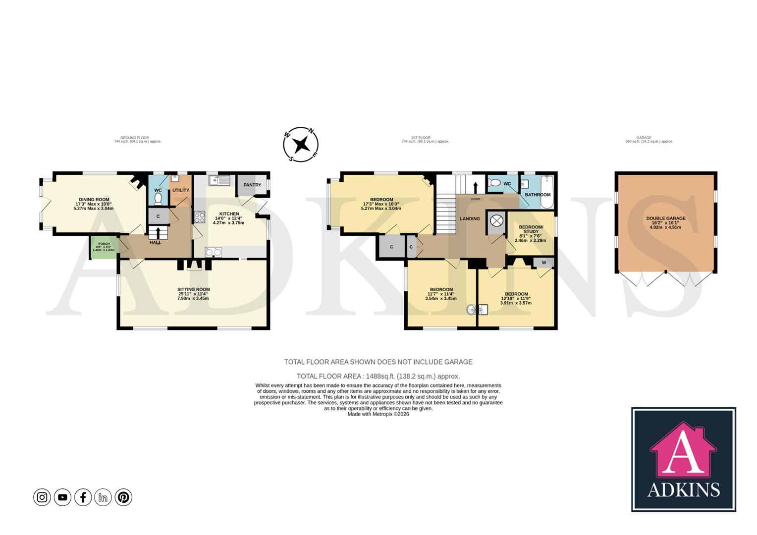 The White House, Victory Row, Cirencester floorplan