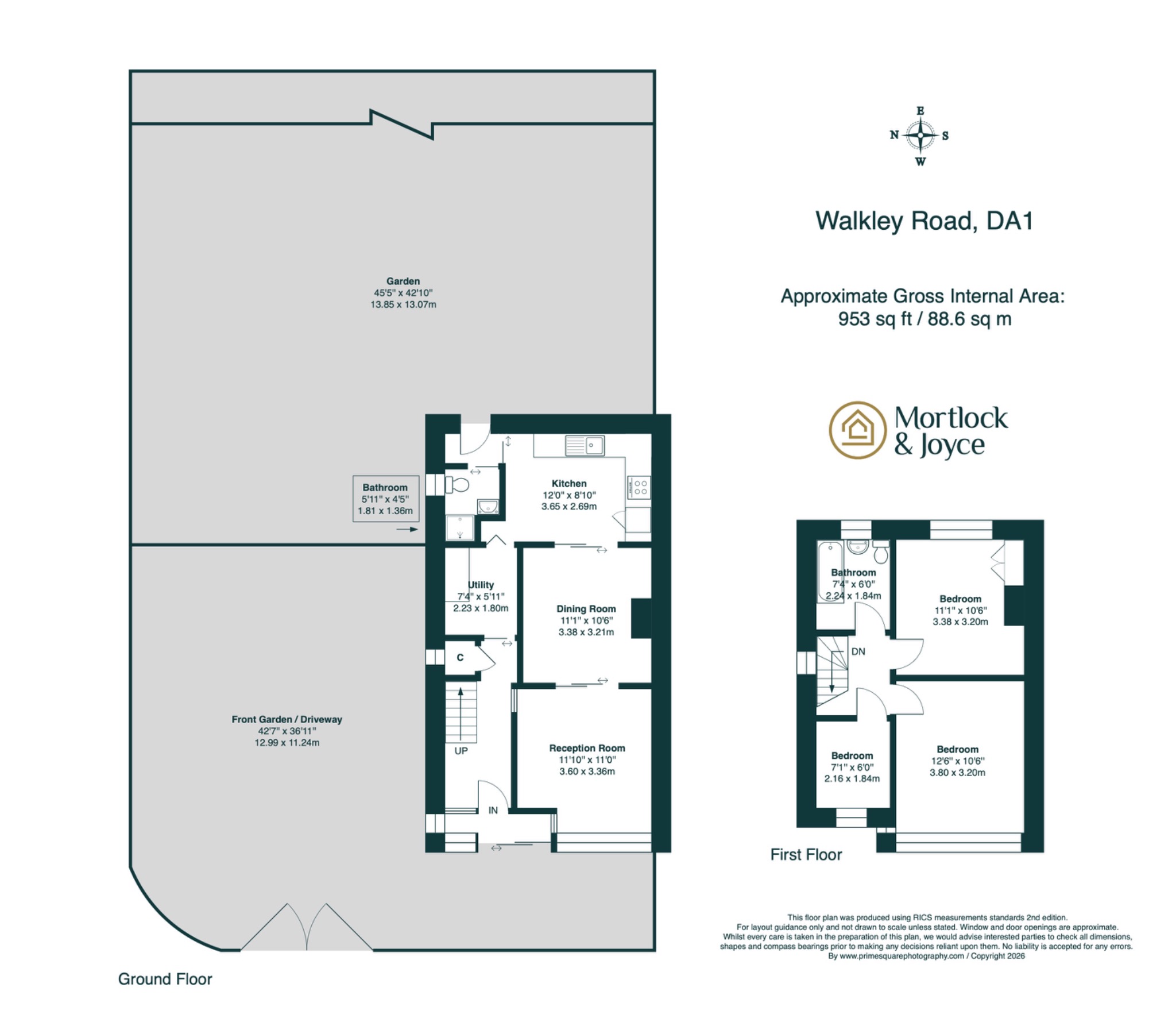 44 Walkley Road, Dartford, Kent floorplan