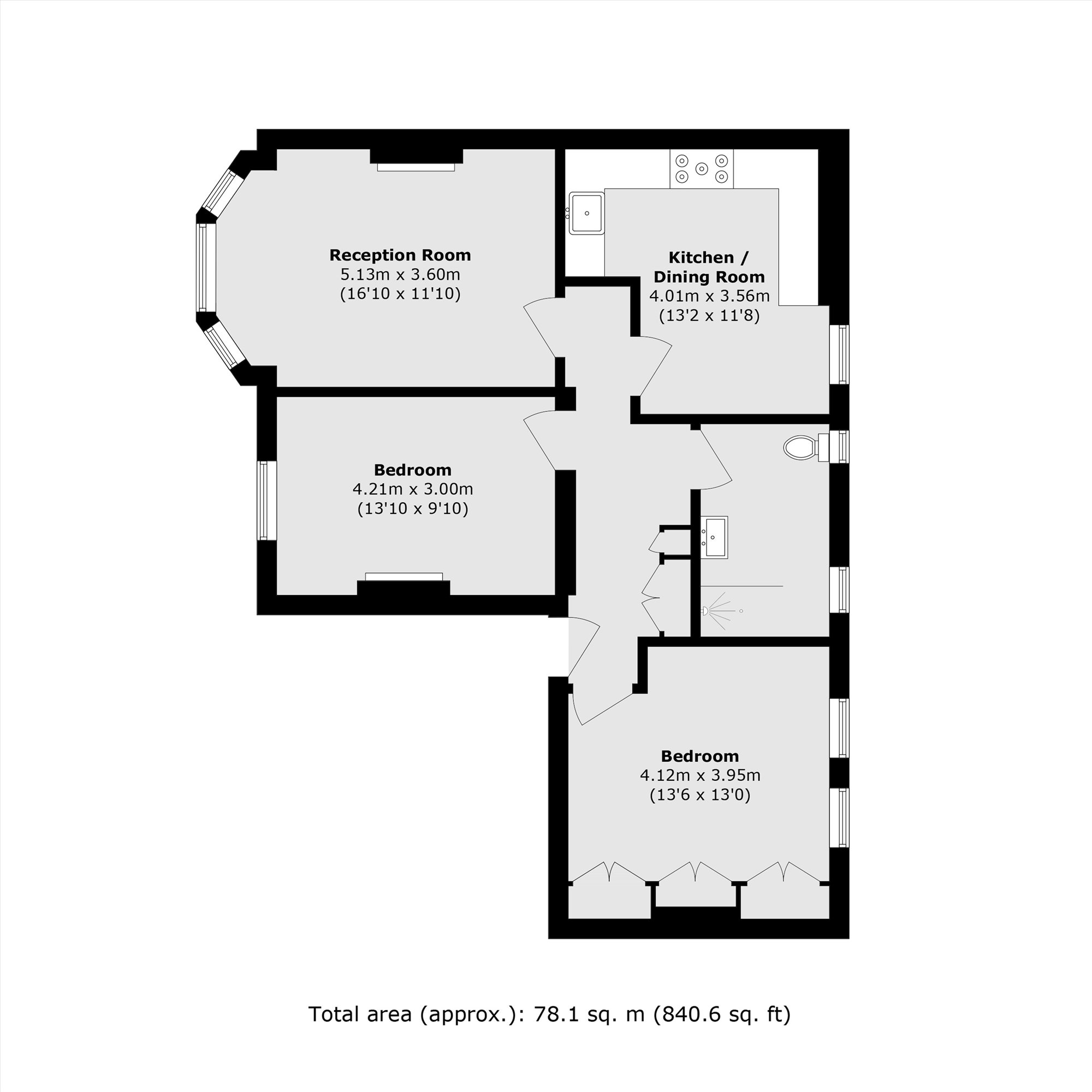 25, Sutton Court, London floorplan