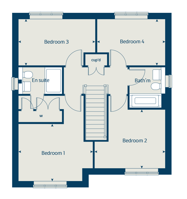 New home, 4 bed property for sale in "The Aspen" at Silfield Road