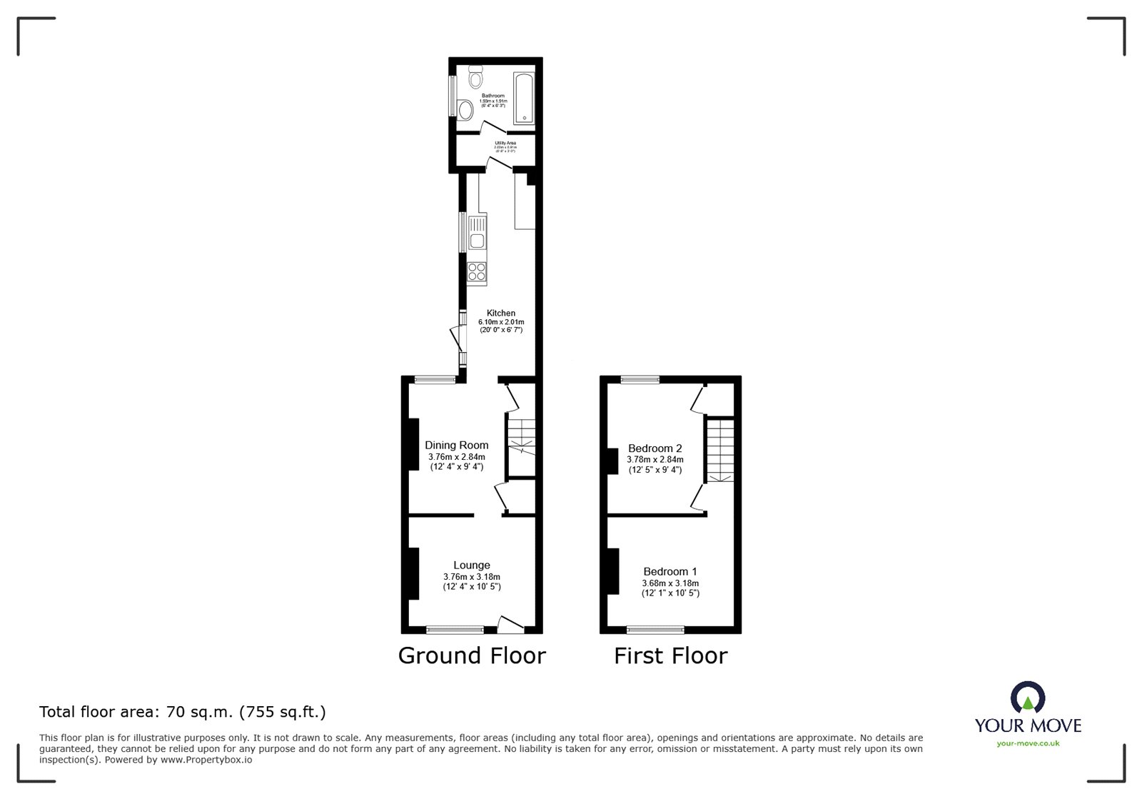 116, Swadlincote Road, Swadlincote floorplan