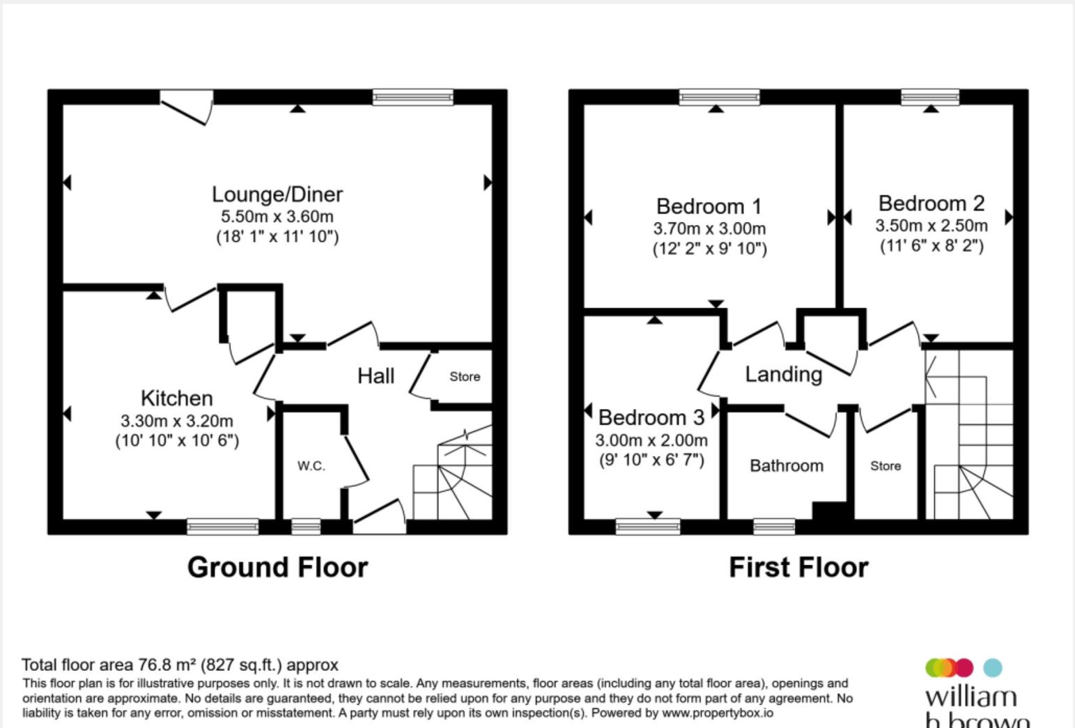 152, Minerva Way, WELLINGBOROUGH floorplan