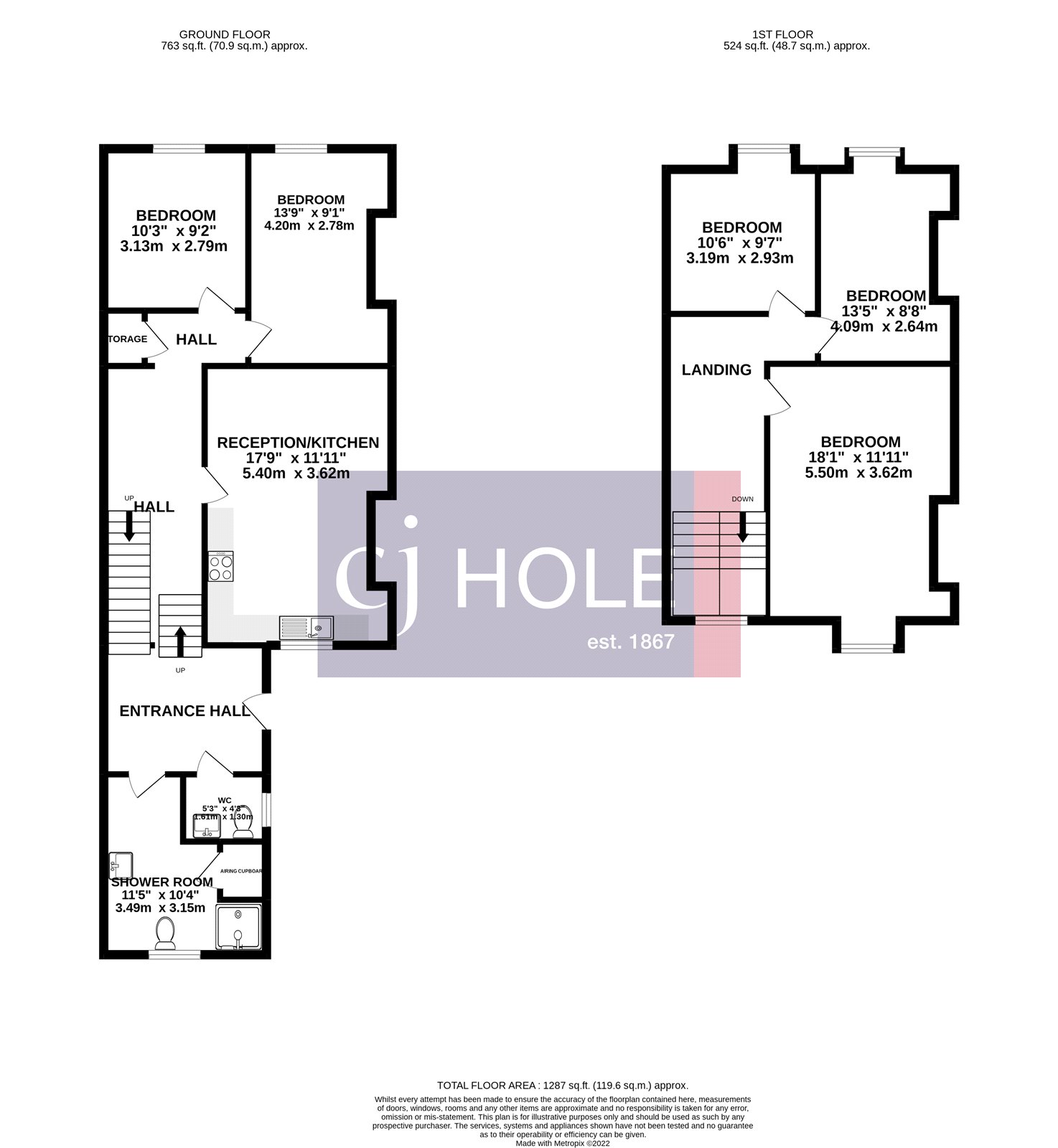 67a, Henleaze Road, Bristol floorplan
