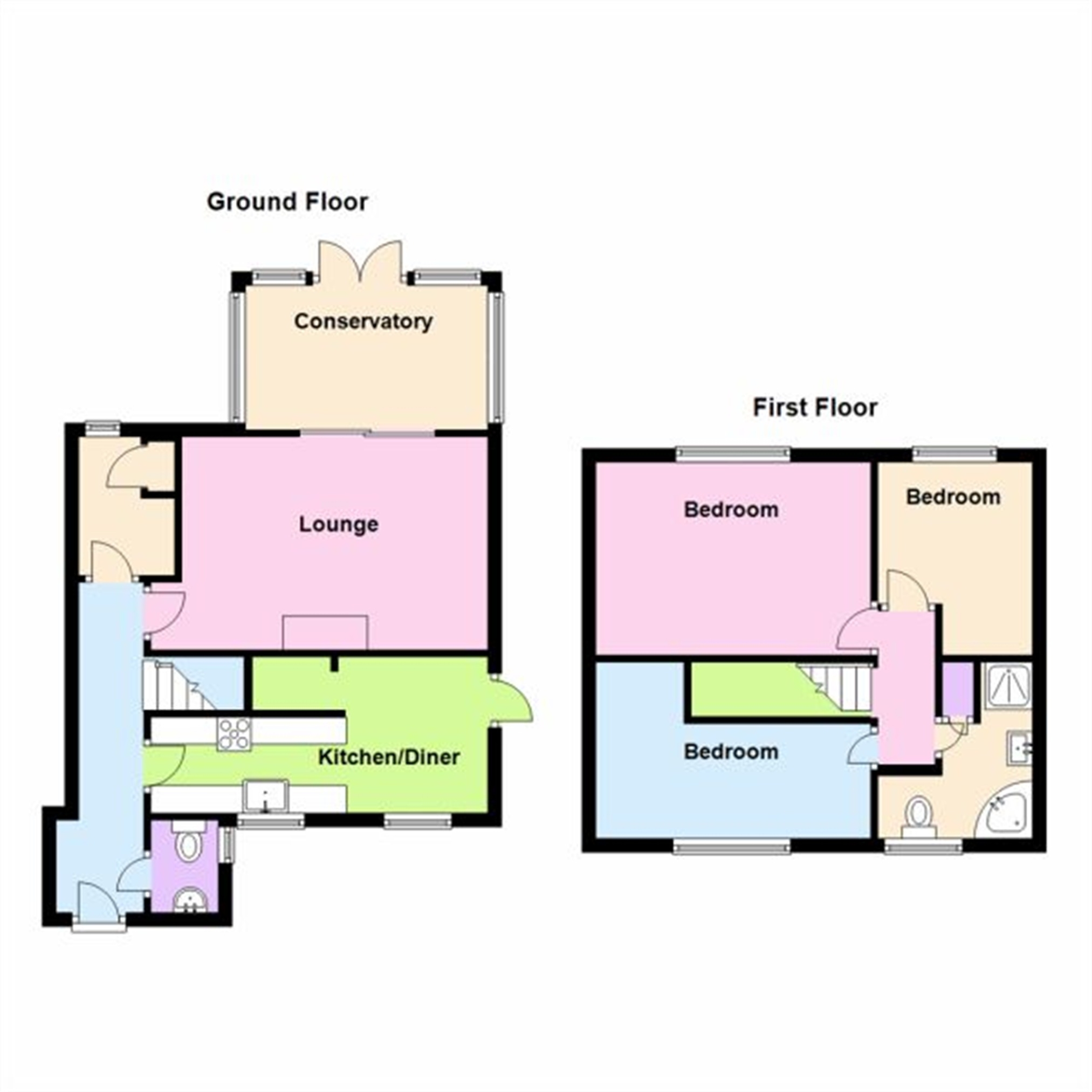 3 Bedrooms End terrace house for sale in Pankhurst Crescent, Stevenage, Hertfordshire SG2