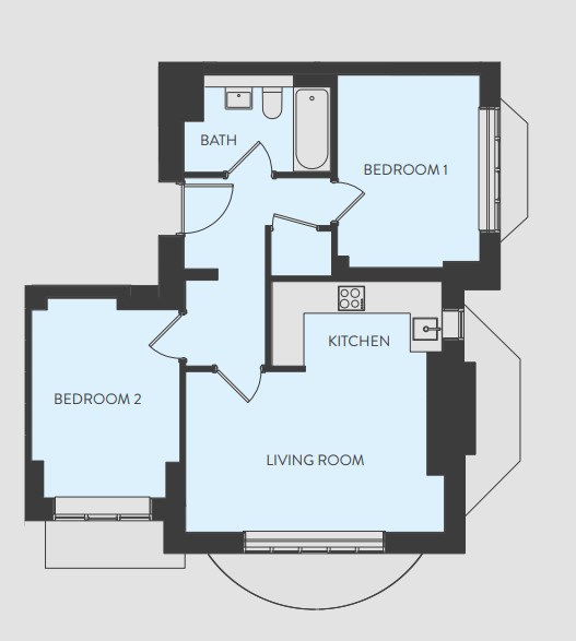 Apartment 6, The Stamford Arms,, Lymm Road, Altrincham floorplan