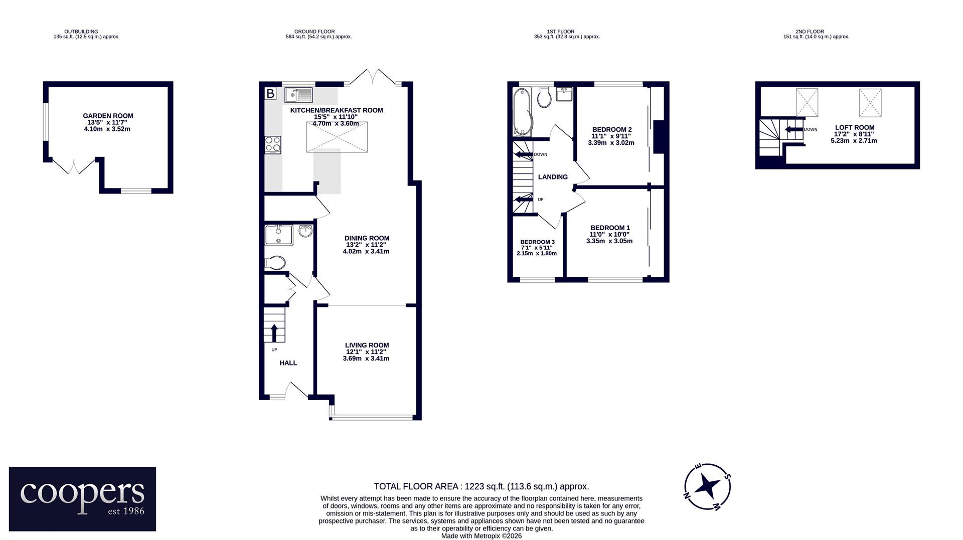 51, Park View Road, Hillingdon floorplan