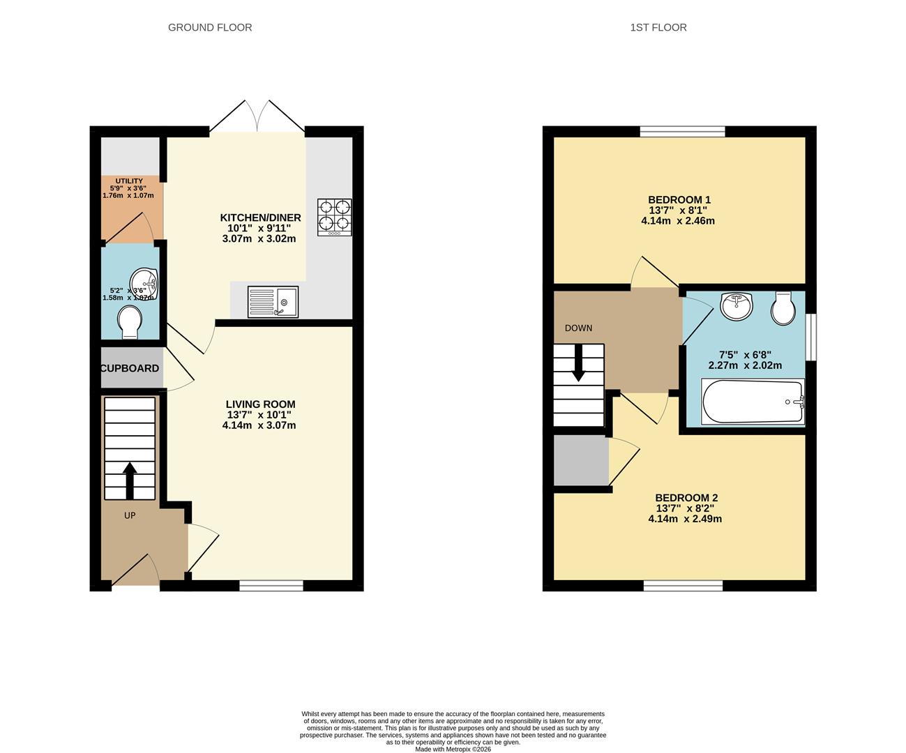 24, Nimrod Drive, Worcester floorplan