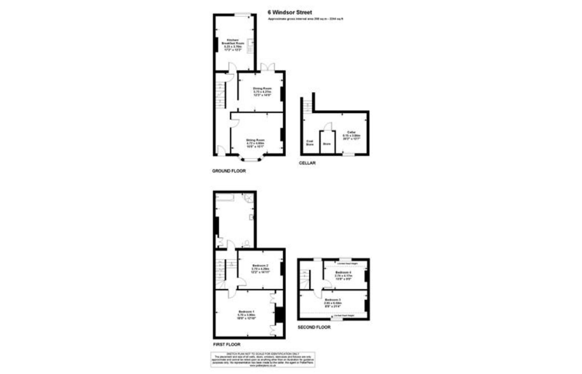 4 Bedrooms Terraced house for sale in Windsor Street, Cheltenham GL52