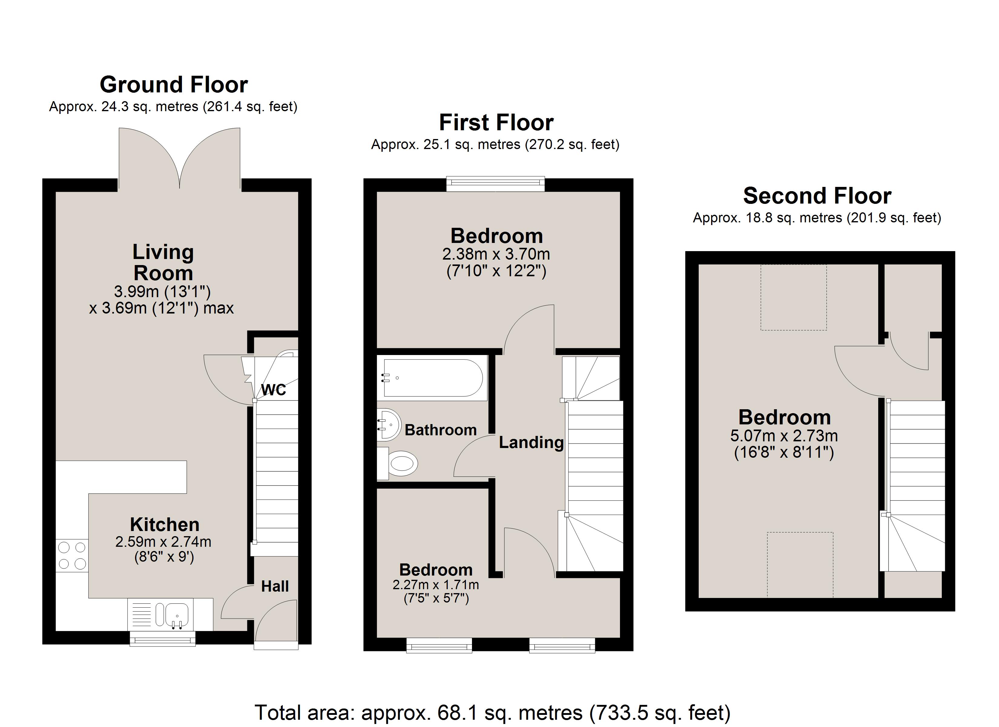9, Cypress Point Grove, Newcastle upon Tyne floorplan