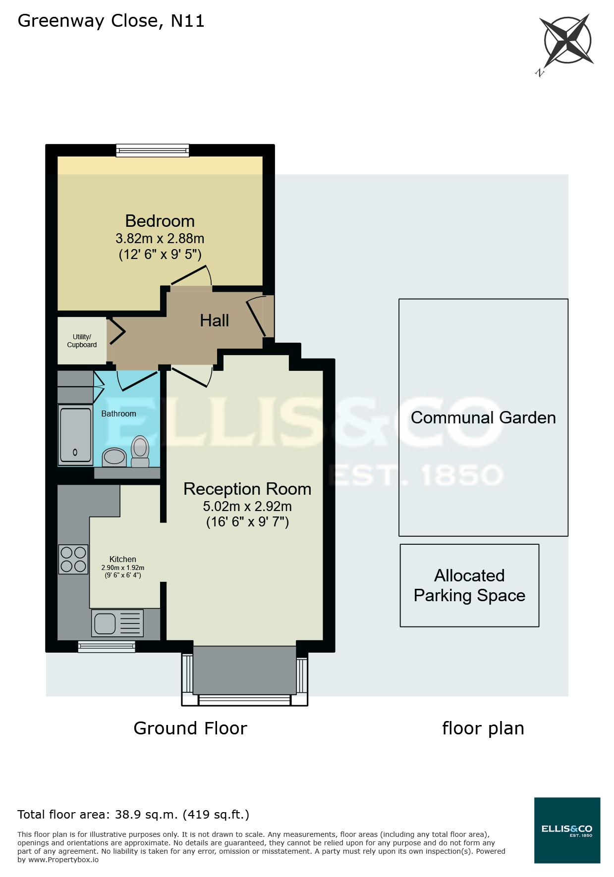 Greenway Close, Friern Barnet floorplan