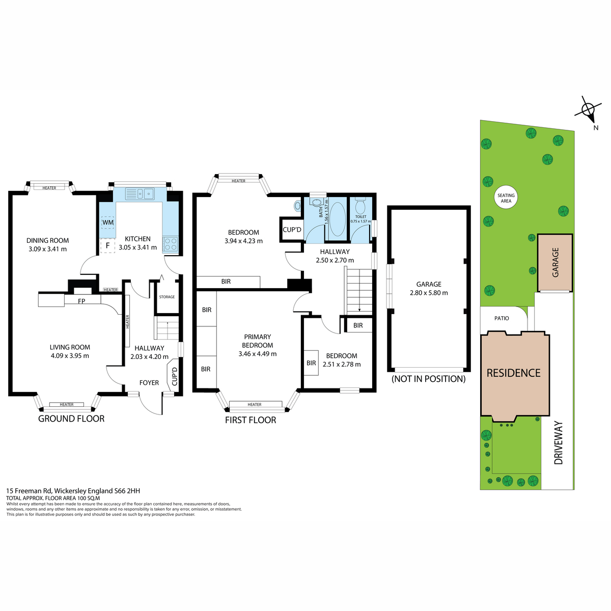 15, Freeman Road, Rotherham floorplan