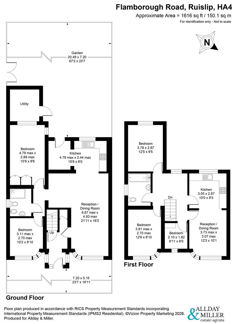 80, Flamborough Road, Ruislip floorplan