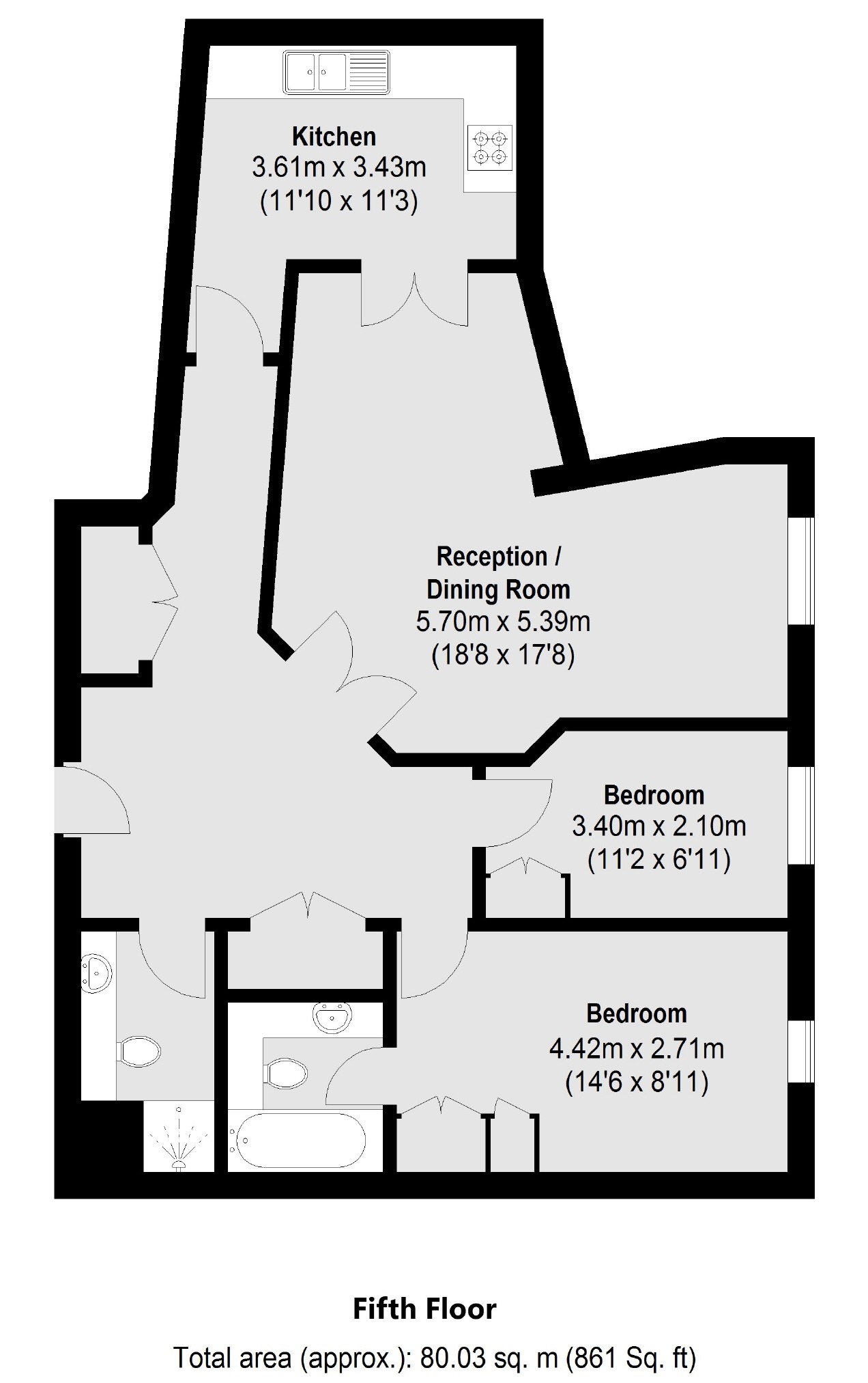 Belvedere Road, London SE1, 2 bedroom flat for sale 61182825
