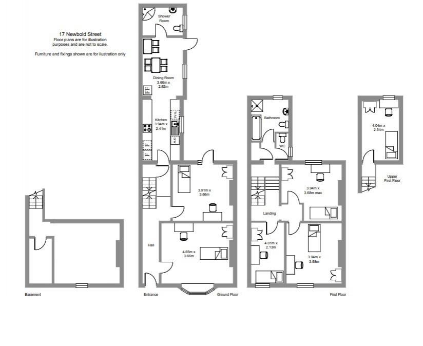 17, Newbold Street, Leamington Spa floorplan