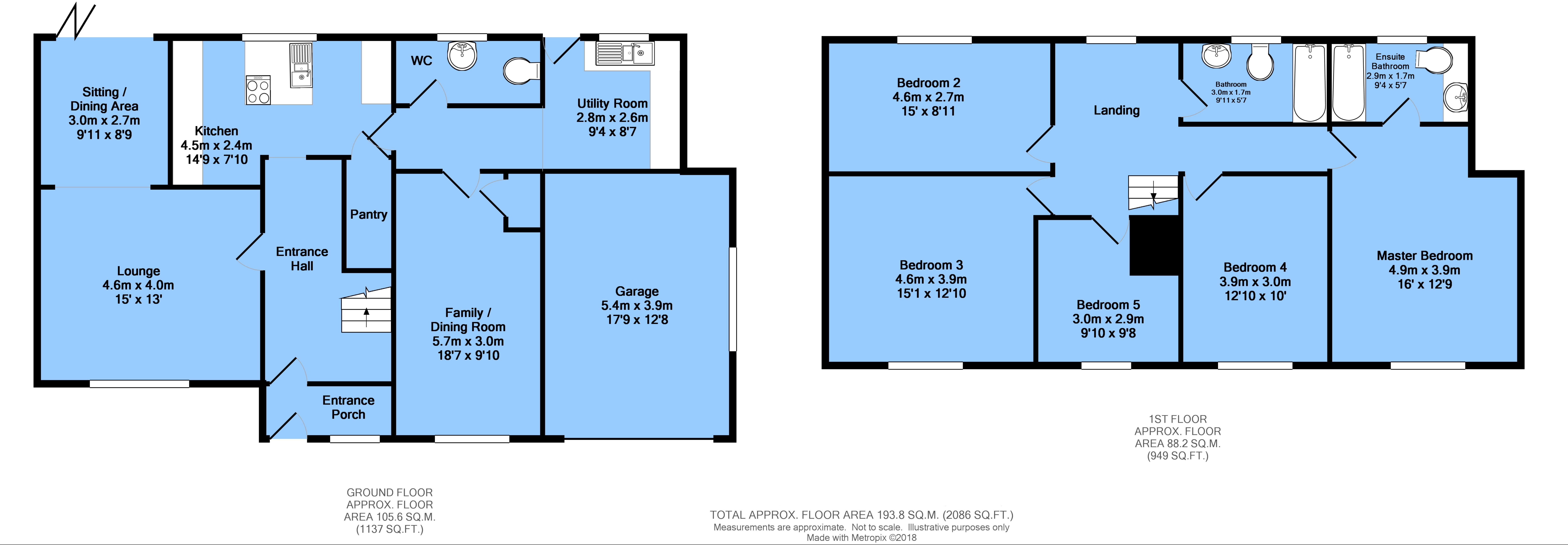 5 Bedrooms Detached house for sale in Wrenpark Road, Wingerworth, Chesterfield S42